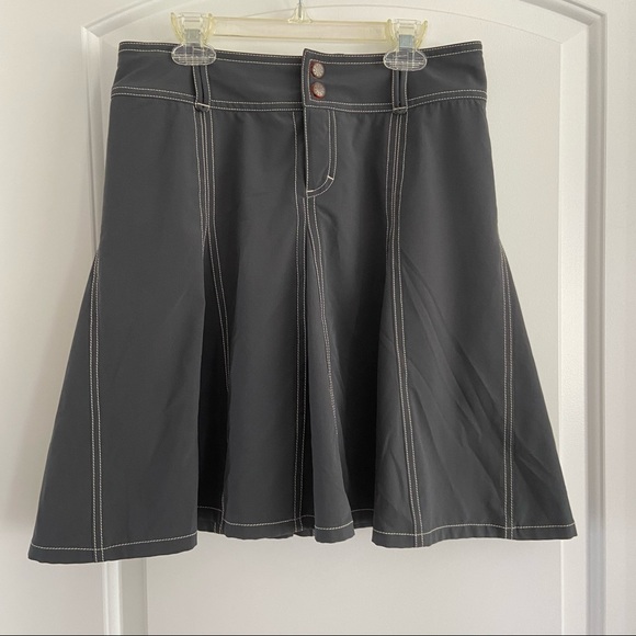 Athleta Black Skort with White Stitching - Picture 1 of 7